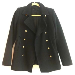 Zara double botton coat